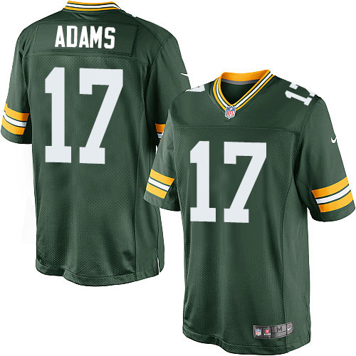 Youth Limited Davante Adams Nike Jersey Green Home - #17 NFL Green Bay Packers